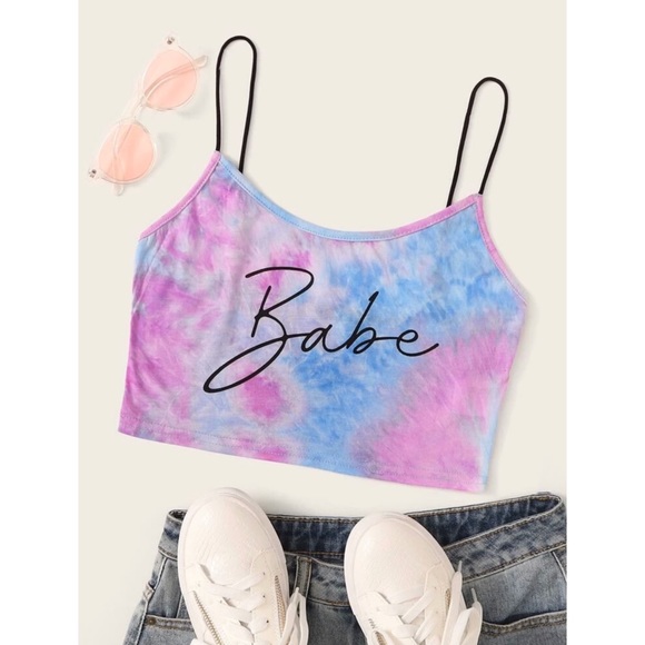 SHEIN Tops - Babe Tye Dye Cami Top 💜